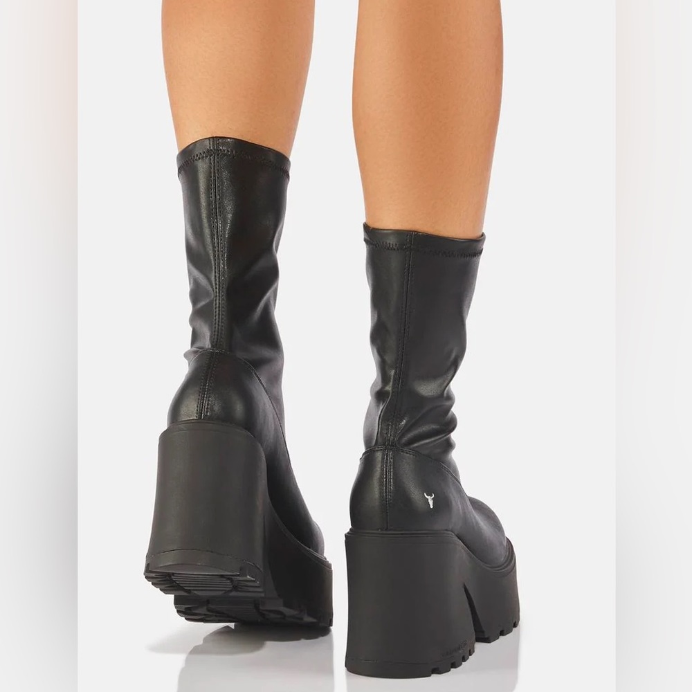 NEW BRAND KLAYTON BLACK BOOTS